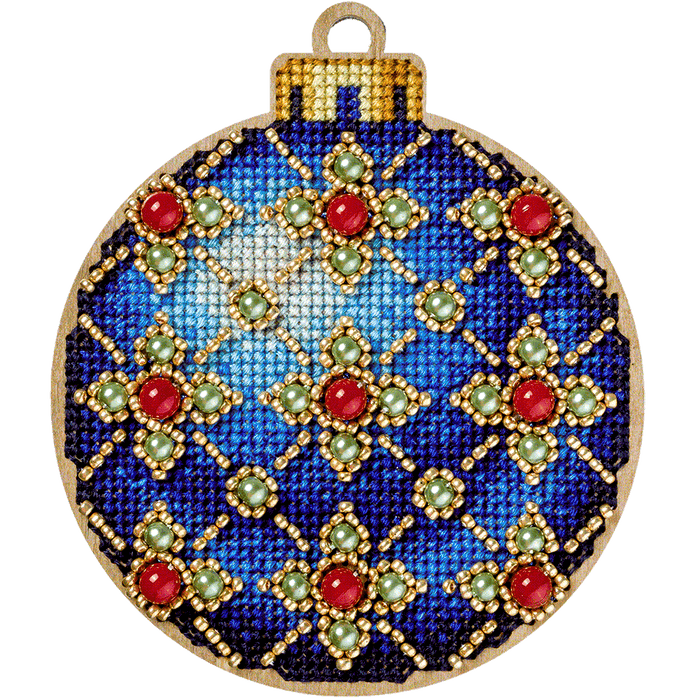 Cross-stitch kit on wood FLW-008 - Wizardi