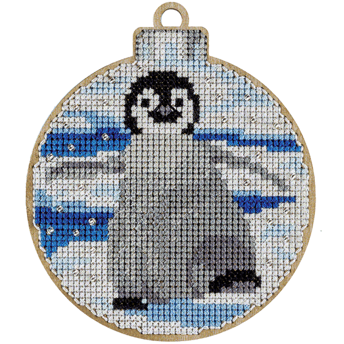 Cross-stitch kit on wood FLW-013 - Wizardi