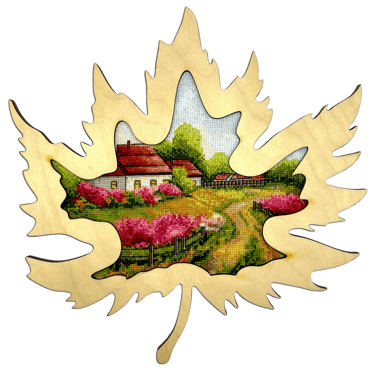 Cross-stitch kit Spring motive AH-164 - Wizardi