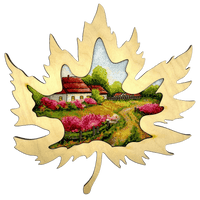 Cross-stitch kit Spring motive AH-164 - Wizardi