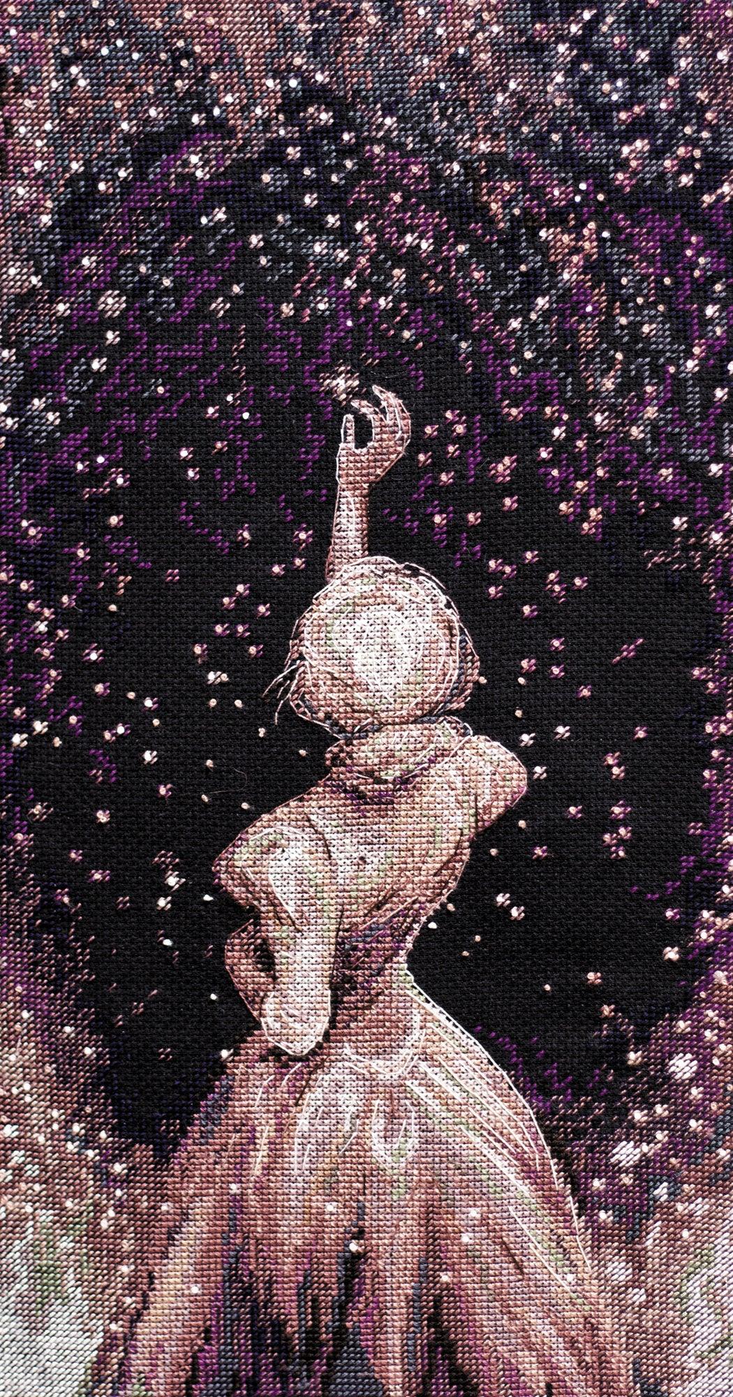 Cross-stitch kit Wish star AH-158 - Wizardi