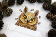 Cross Stitch on Clothes Curious Owl B-245 / SV-245 - Wizardi