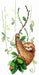 Cross Stitch on Clothes Perky Sloth B-538 / SV-538 - Wizardi