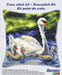 Cushion cross stitch kit "Swans family" 9267 - Wizardi