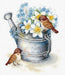 Daffodil Lovers SA-026 Cross-stitch kit - Wizardi