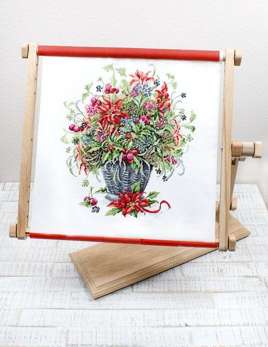 December Bouquet B7002L Counted Cross-Stitch Kit - Wizardi