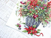 December Bouquet B7002L Counted Cross-Stitch Kit - Wizardi