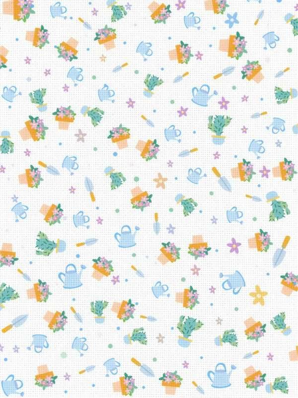 Designer Printed AIDA Canvas 18ct - Wizardi