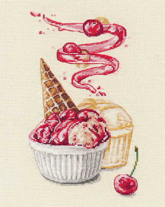 Dessert 1446 Counted Cross Stitch Kit - Wizardi