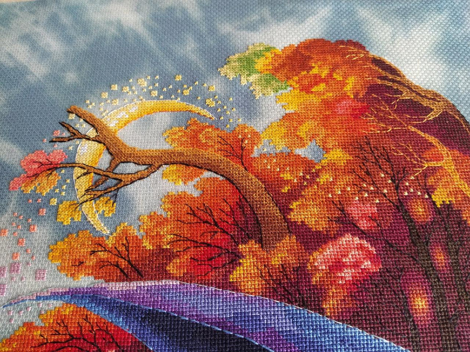 Dragon-Guardian. Autumn - PDF Counted Cross Stitch Pattern - Wizardi