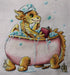 Dragon in the Bathroom - PDF Cross Stitch Pattern - Wizardi