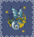 Dragon with a Moon - PDF Cross Stitch Pattern - Wizardi