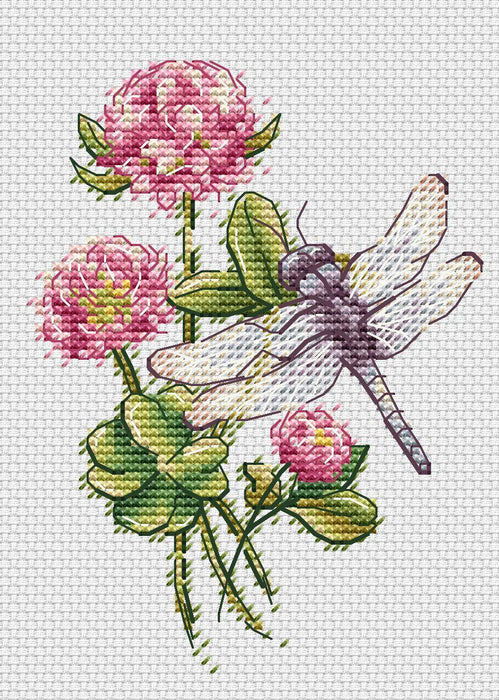 Dragonfly - PDF Cross Stitch Pattern - Wizardi