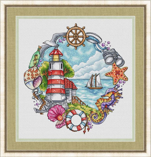 Dreams of the Sea - PDF Cross Stitch Pattern - Wizardi