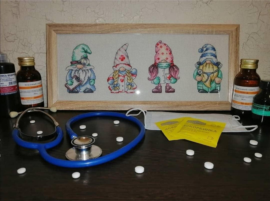 Dwarfs Doctors - PDF Cross Stitch Pattern - Wizardi