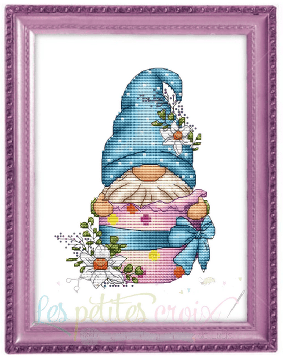 Easter Gnome - PDF Cross Stitch Pattern - Wizardi