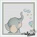 Elephant - PDF Cross Stitch Pattern - Wizardi