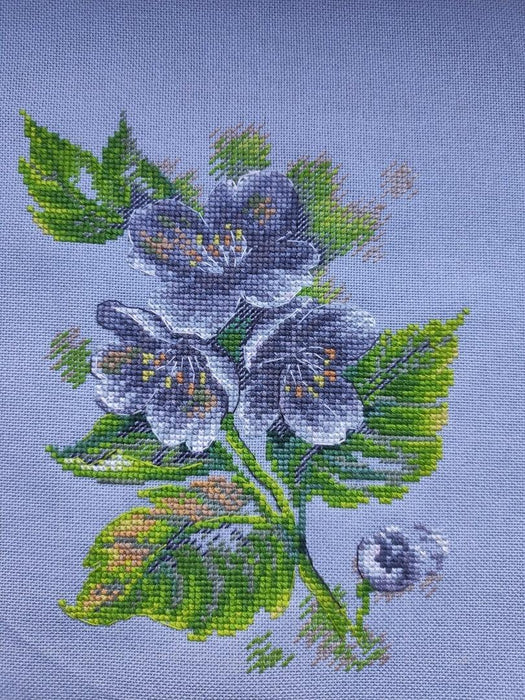 Evening Aroma. Pansies - PDF Cross Stitch Pattern - Wizardi