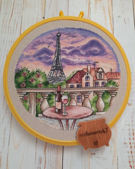 Evening in Paris - PDF Cross Stitch Pattern - Wizardi