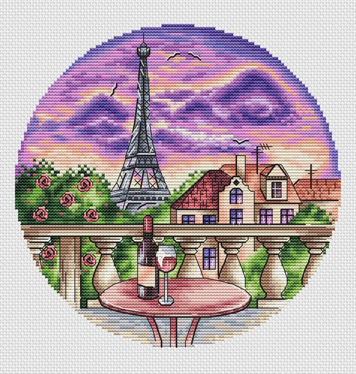 Evening in Paris - PDF Cross Stitch Pattern - Wizardi