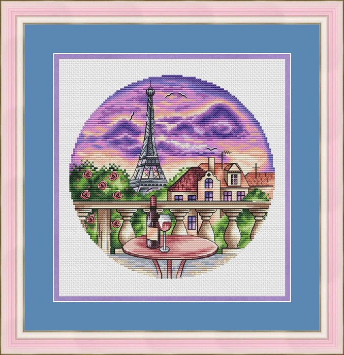 Evening in Paris - PDF Cross Stitch Pattern - Wizardi