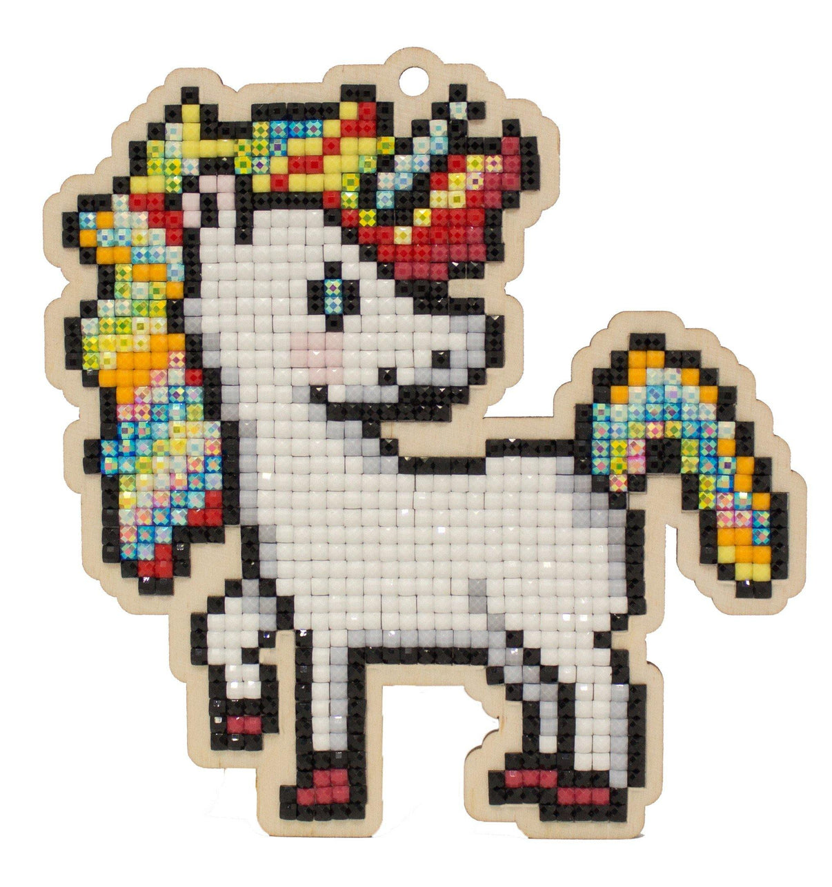 Fancy Unicorn CSW345 Diamond Painting on Plywood Kit - Wizardi