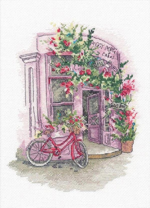 Favorite cafe 1204 Counted Cross Stitch Kit - Wizardi