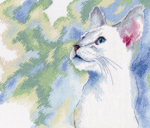 Feline grace M553 Counted Cross Stitch Kit - Wizardi