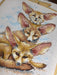 Fennec Fox Family SM-509 Counted Cross Stitch Kit - Wizardi