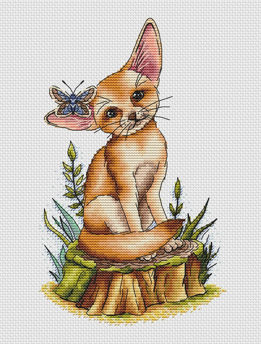 Fennec - PDF Cross Stitch Pattern - Wizardi