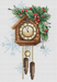 Five Minutes. Wall Watch - PDF Cross Stitch Pattern - Wizardi