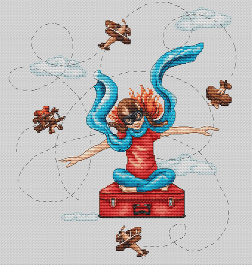 Flight - PDF Cross Stitch Pattern - Wizardi