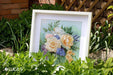 Floral bouquet B2370L Counted Cross-Stitch Kit - Wizardi