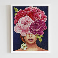 Flower Harmony CS2524 15.8 x 19.7 inches Crafting Spark Diamond Painting Kit - Wizardi