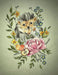 Flower Hedgehog - PDF Counted Cross Stitch Pattern - Wizardi