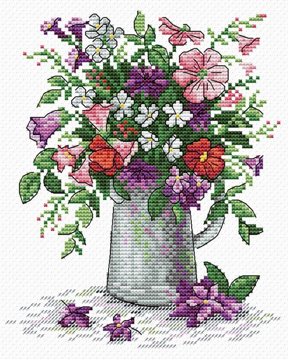 Flower Lightness SM-075 Counted Cross Stitch Kit - Wizardi