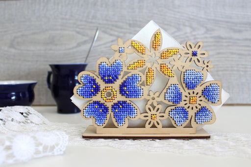 Flower Meadow. Napkin Holder O-044 - Wizardi