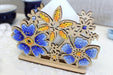 Flower Meadow. Napkin Holder O-044 - Wizardi