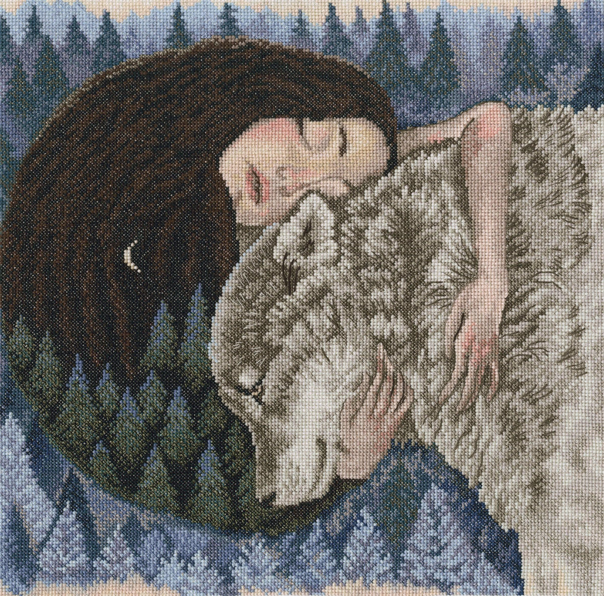 Forest Heartbeat M792 Counted Cross Stitch Kit - Wizardi