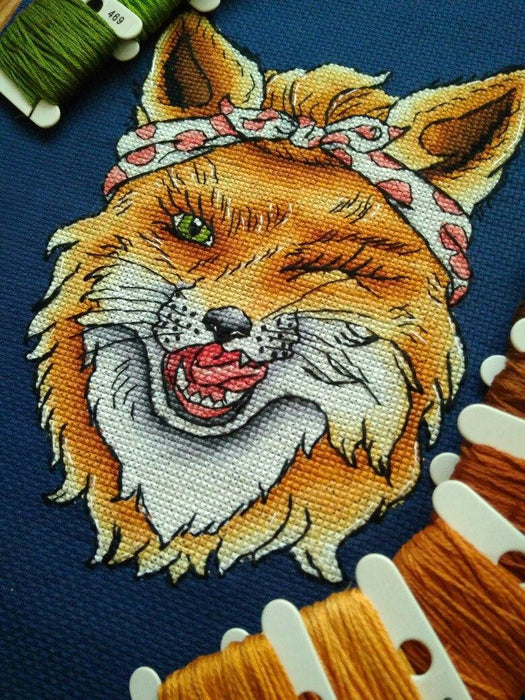 Fox Alice - PDF Cross Stitch Pattern - Wizardi