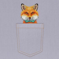 Fox Cross Stitch on Clothes kit B-242 / SV-242 - Wizardi