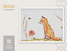 Fox Cross stitch pattern Funny Cross Stitch pdf Modern cross stitch pattern Nursery cross stitch Woodland animal cross stitch - Wizardi