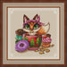 Fox in a Cup - PDF Cross Stitch Pattern - Wizardi