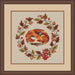 Fox in the autumn wreath - PDF Cross Stitch Pattern - Wizardi