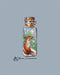 Fox Tail Bottle on Plastic Canvas - PDF Counted Cross Stitch Pattern - Wizardi
