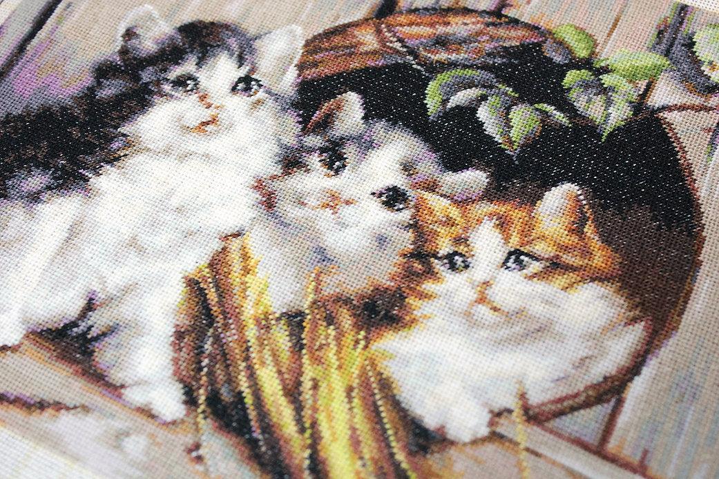 Friendly Shelter B520L Counted Cross-Stitch Kit - Wizardi