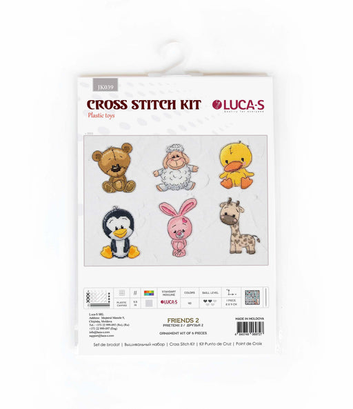 Friends 2 JK039L Counted Cross-Stitch Kit - Wizardi