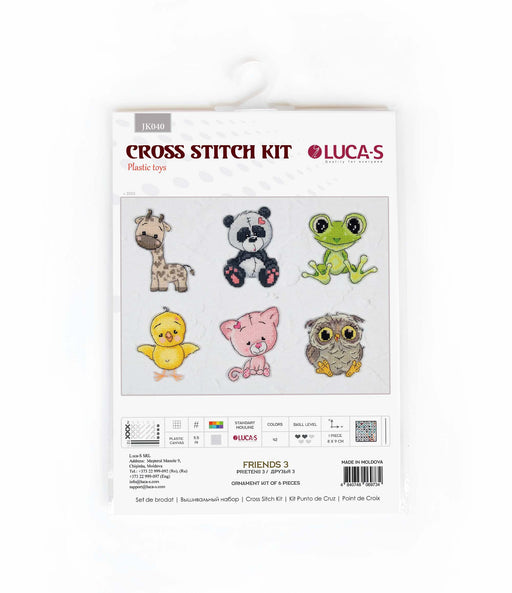 Friends 3 JK040L Counted Cross-Stitch Kit - Wizardi