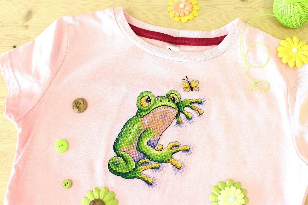 Frog SV-534 Cross-stitch kit - Wizardi