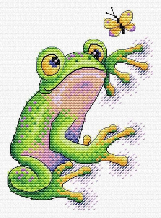 Frog SV-534 Cross-stitch kit - Wizardi